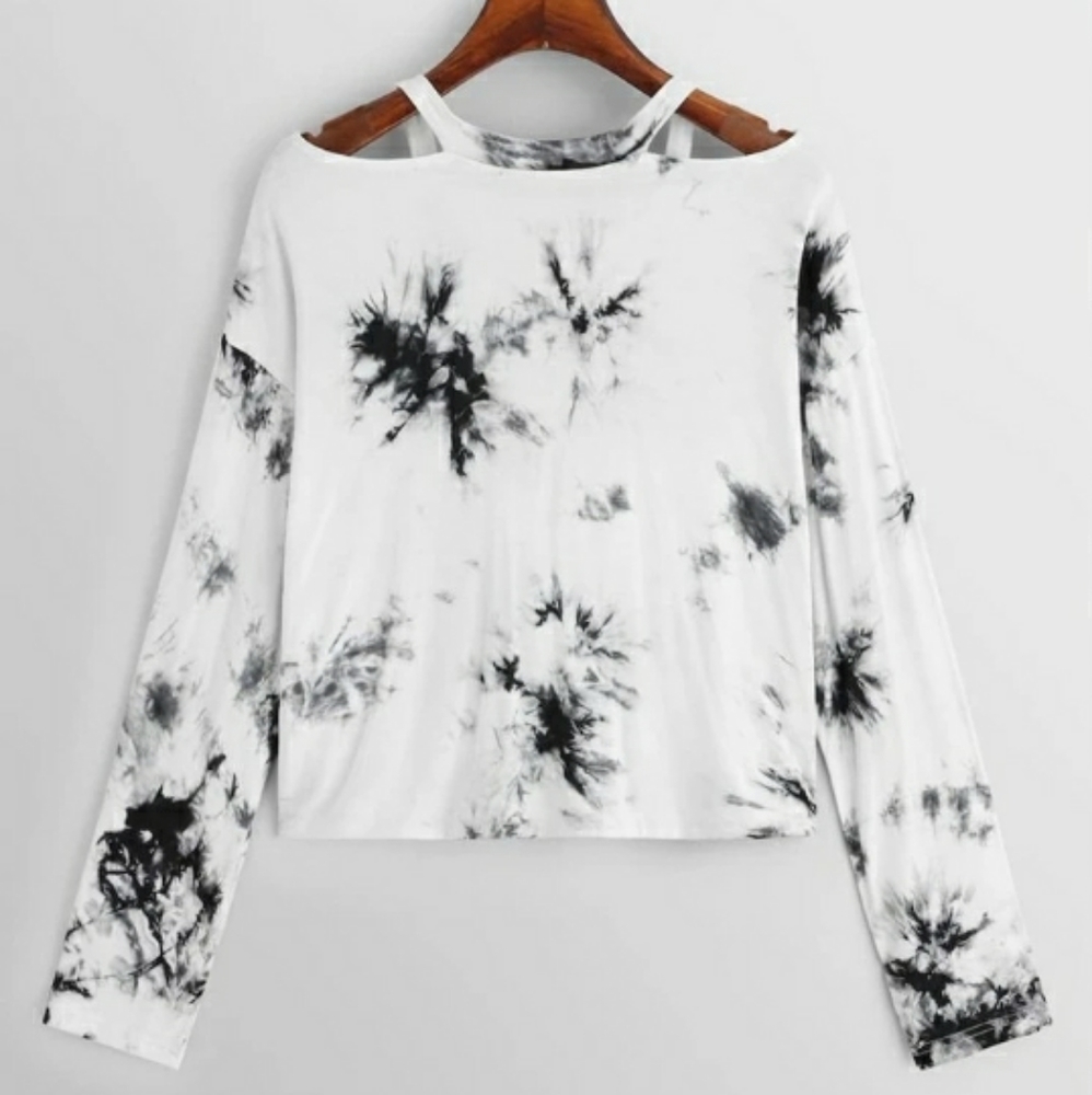Tie dye washed tee ( long sleeves)